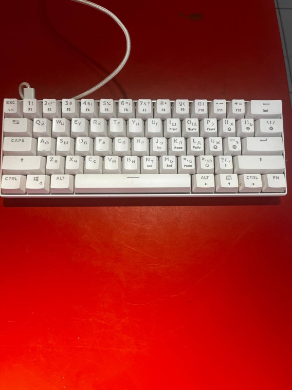 Клавиатура DEXP tanto rgb whitex