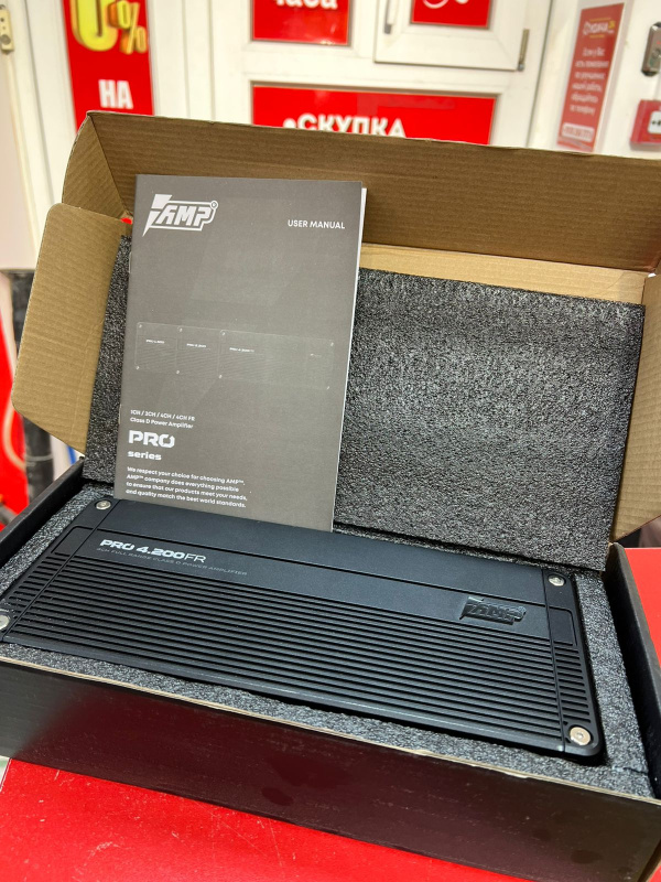 Авто усилитель AmPro Pro 4.200FR