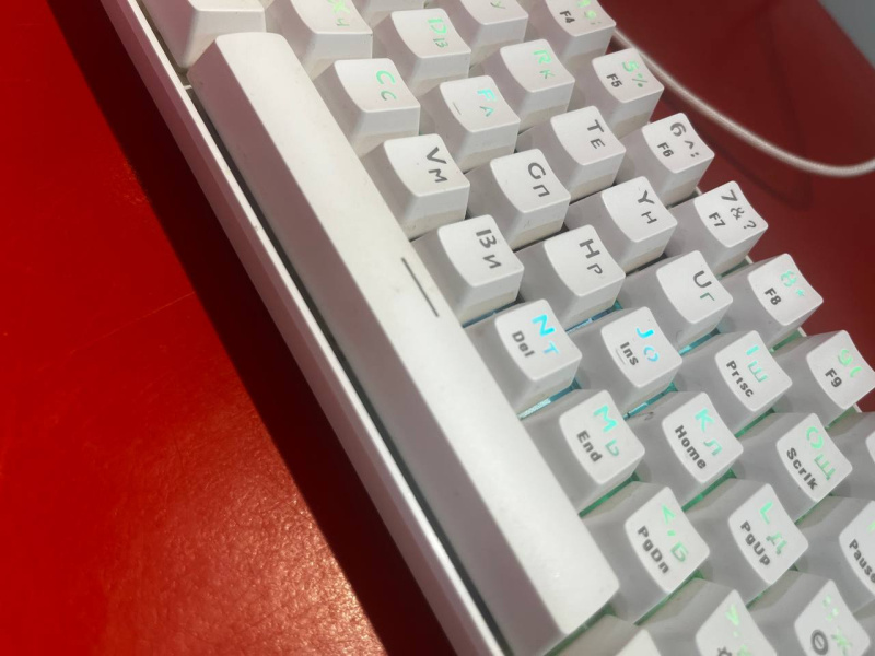 Клавиатура DEXP tanto rgb whitex