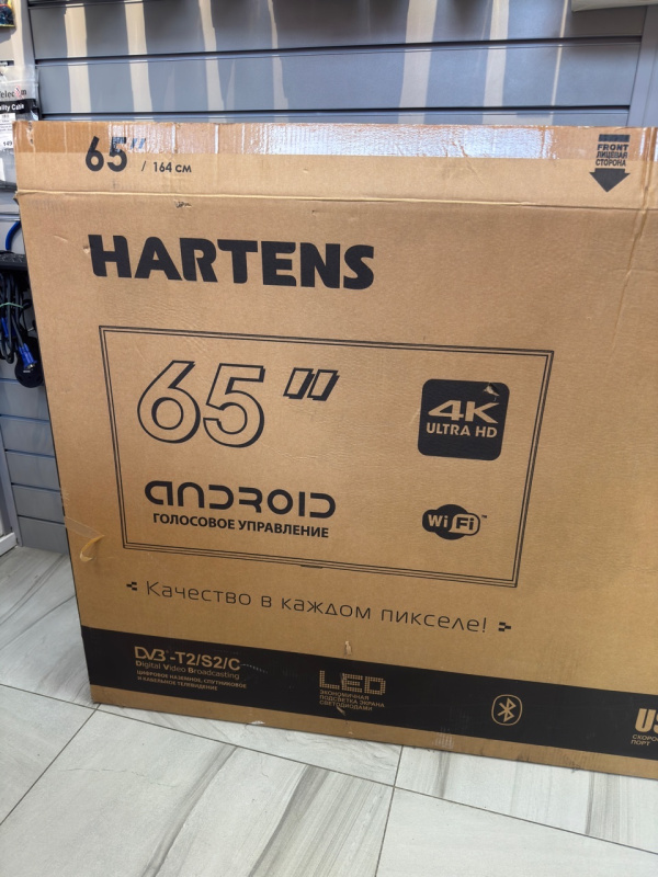 Телевизор Hartens HTY-65UHD06B-S2